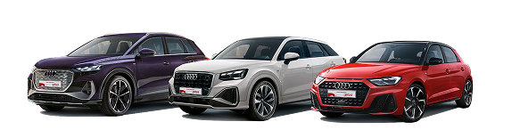 Vehículo certificado Audi Selection:plus mosaico de coches